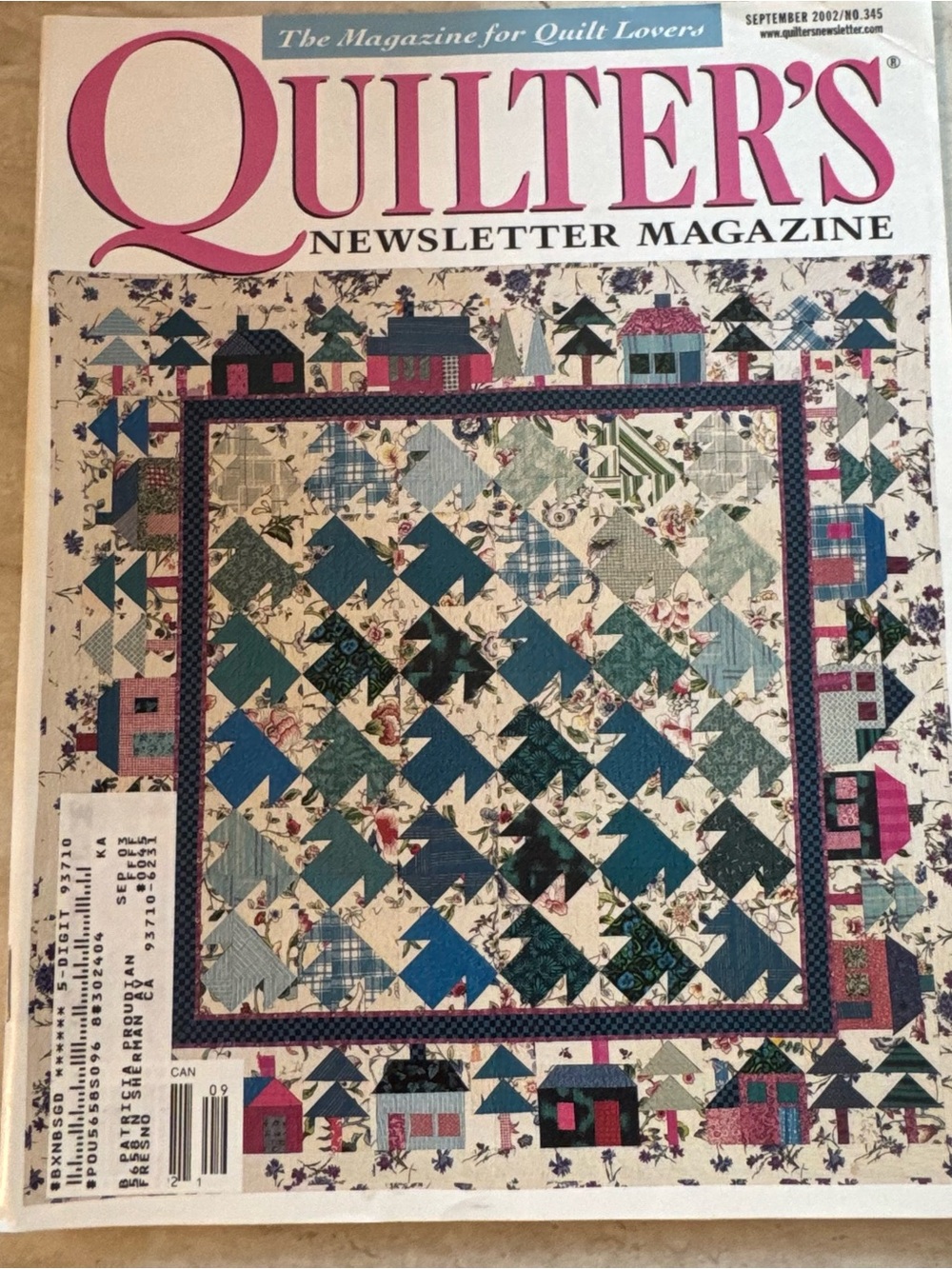 Quilter’s Newsletter Magazine Vintage‎ September 2002